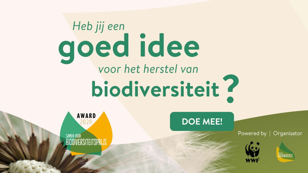 Win € 25.000 voor jouw biodiversiteitsherstelproject