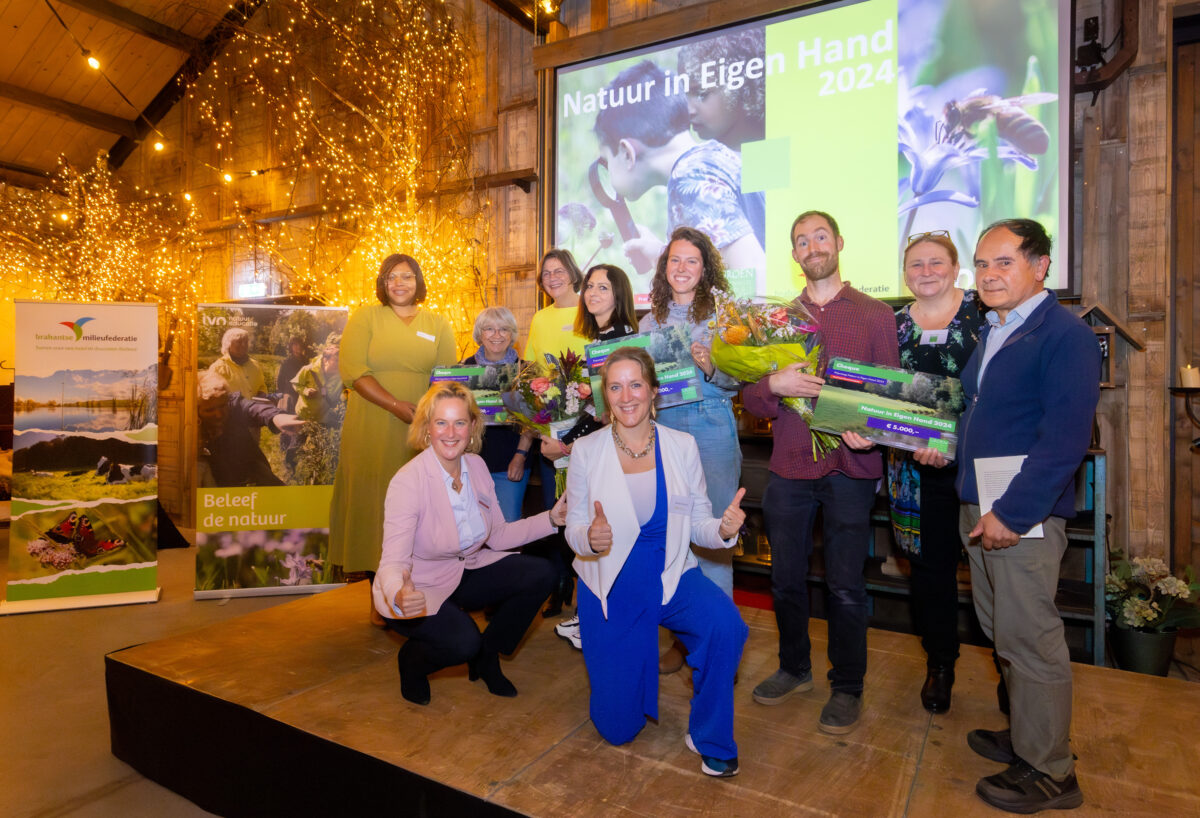 Winnaars Natuur In Eigen Hand gaan voor ringmussen, groene speelplekken en zelfpluktuin